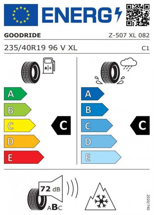 Eticheta Energetica Anvelope  235 40 R19 Goodride Z-507 