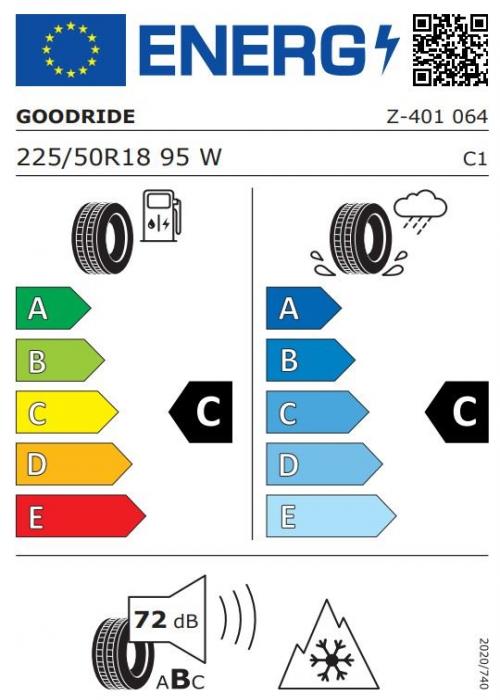 Eticheta Energetica Anvelope  225 50 R18 Goodride Z401 