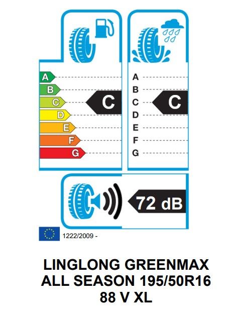 Eticheta Energetica Anvelope  195 50 R16 Linglong Grenmax  