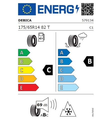 Eticheta Energetica Anvelope  175 65 R14 Debica Navigator 3 
