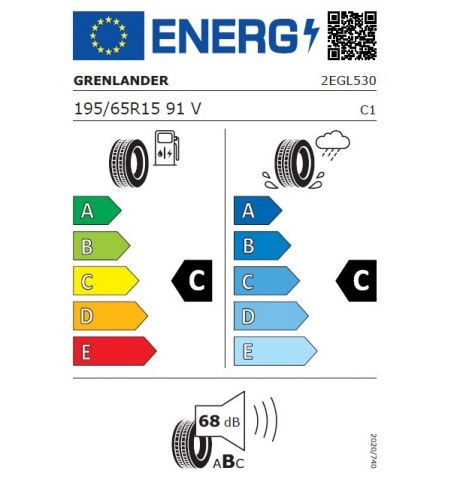 Eticheta Energetica Anvelope  195 65 R15 Grenlander Colo H02 