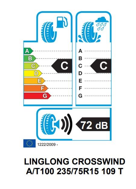 Eticheta Energetica Anvelope  235 75 R15 Linglong Crosswind A/t100 