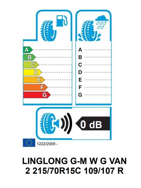 Eticheta Energetica Anvelope  215 70 R15C Linglong G-m Winter Van 2 