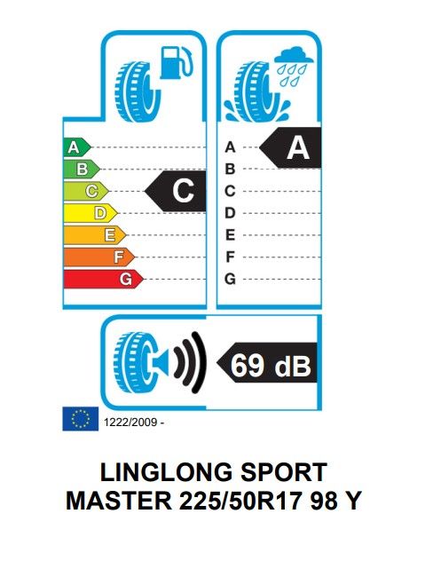 Eticheta Energetica Anvelope  225 50 R17 Linglong Sport Master 