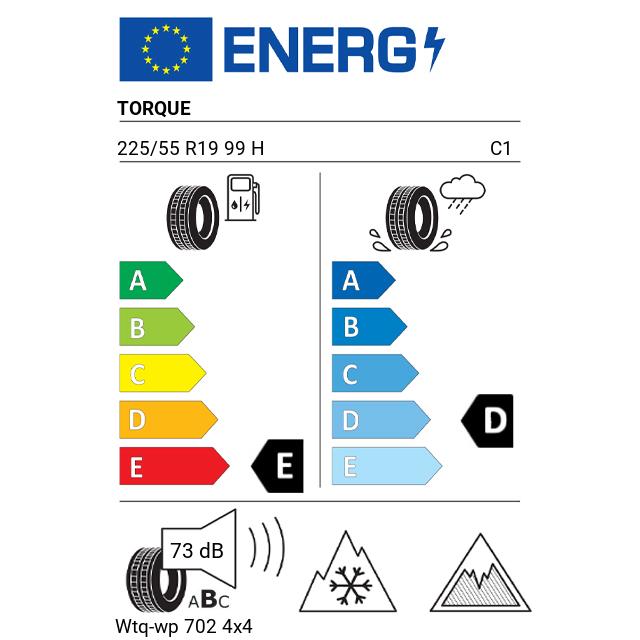 Eticheta Energetica Anvelope  225 55 R19 Torque Wtq-wp 702 4x4 
