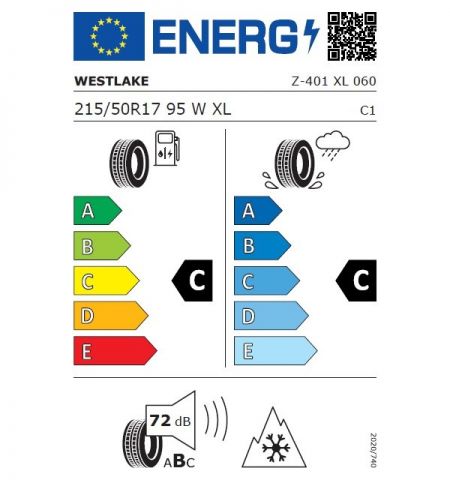 Eticheta Energetica Anvelope  215 50 R17 Westlake Z401 