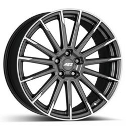 Jante ALIAJ 20 - Jante AUDI, BMW, SKODA, VOLKSWAGEN, CUPRA, MERCEDES BENZ, MG, MINI, SEAT, SSANGYONG - Jante AEZ ATLANTA TITAN GRAPHITE MATT/POLISHED AAT0L8GP45 R20 8,5 5X112 ET45.