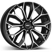 Jante ALIAJ R20 AEZ LEIPZIG DARK BLACK/POLISHED ALE0M8BP33E R20 9 5X112 ET33