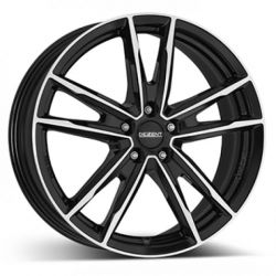 Jante ALIAJ 17 - Jante HONDA - Jante DEZENT KF DARK BLACK/POLISHED TKFY0BP45E R17 7 5X114,3 ET45.