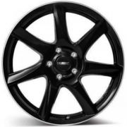 Jante ALIAJ 16 - Jante DACIA, FIAT, FORD, HONDA, HYUNDAI, OPEL, PEUGEOT, RENAULT, SKODA, TOYOTA, VOLKSWAGEN, ALFA ROMEO, CHEVROLET, CITROEN, DAEWOO, DAIHATSU, KIA, LADA, LANCIA, MAZDA, MINI, NISSAN, SEAT, SUBARU, SUZUKI - Jante DEZENT TW DARK BLACK/POLISHED LIP TTWZ2BL40 R16 6,5 4X100 ET40.