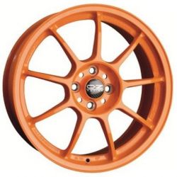 Jante ALIAJ 17 - Jante OPEL CORSA C -  D, ASTRA G - H, VECTRA B, DACIA LOGAN, SANDERO, HYUNDAI ACCENT, CHEVROLET AVEO, KALOS, NUBIRA, RENAULT CLIO, MEGANE, VW GOLF 3 - 4 - Jante OZ ALLEGGERITA HLT 4F Orange W0182020071 R17 7 4X100 ET37.