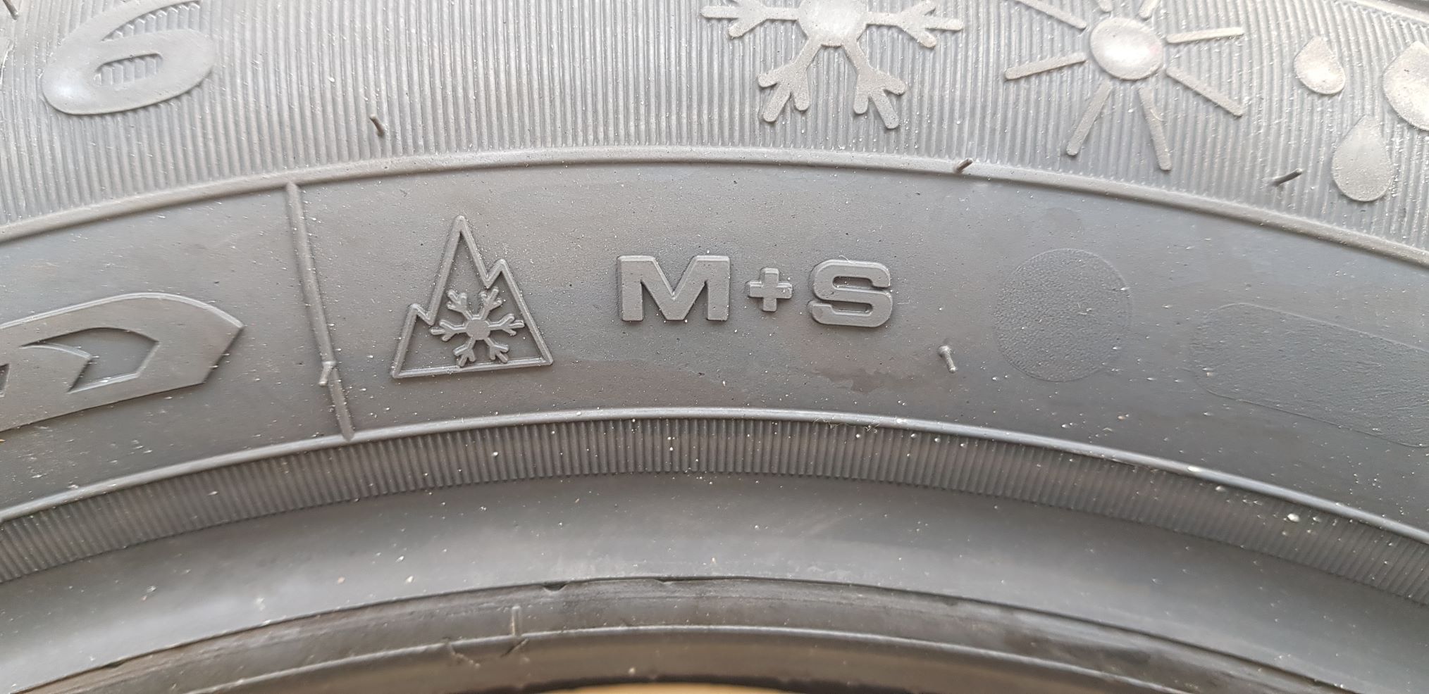 Marcaje anvelope iarna - M+S, MS, M&S